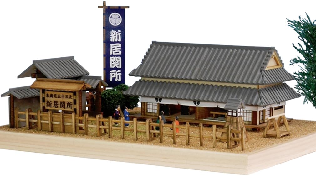 Woody JOE Tokaido 53 Stations Nii Seki Wooden Model Kit
