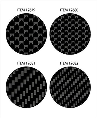 TAMIYA Detail Up Parts No.80 Carbon Slide Mark Fine Weave