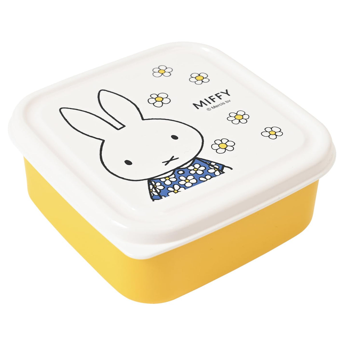 クツワ(Kutsuwa) ミッフィー(miffy) キッズランチ シールBOX(S) W10.8×D10.8×H4.4cm 360ml ミッフィーとお花シリーズ MF959 日本製