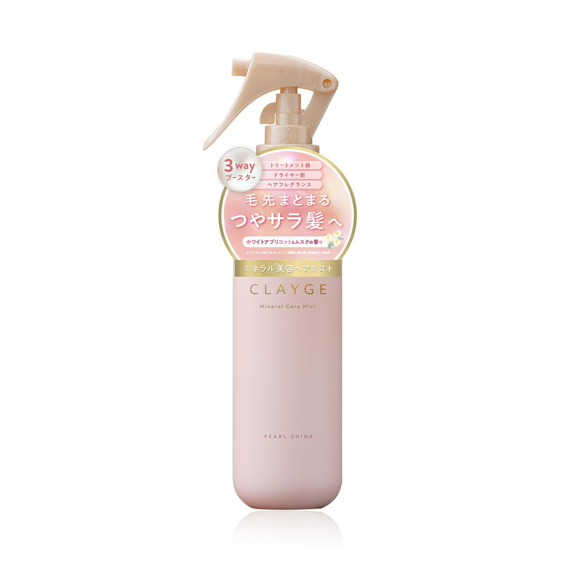 CLAYGE Mineral Care Mist PS 180ml Hair Booster with Apricot and Musk