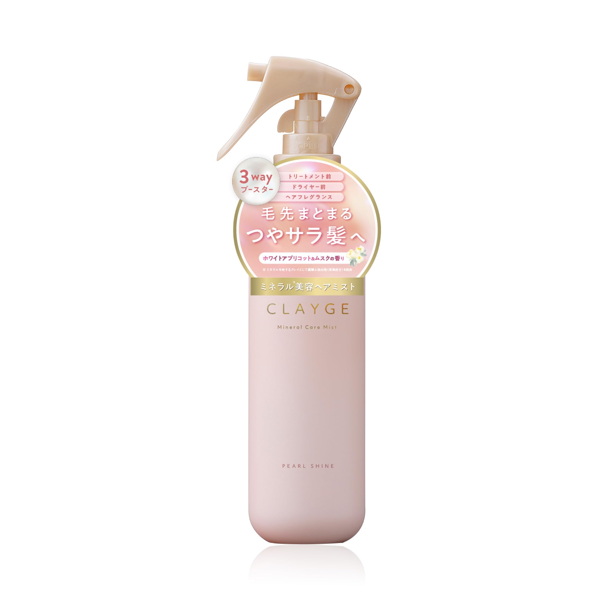CLAYGE Mineral Care Mist PS 180ml Hair Booster with Apricot and Musk