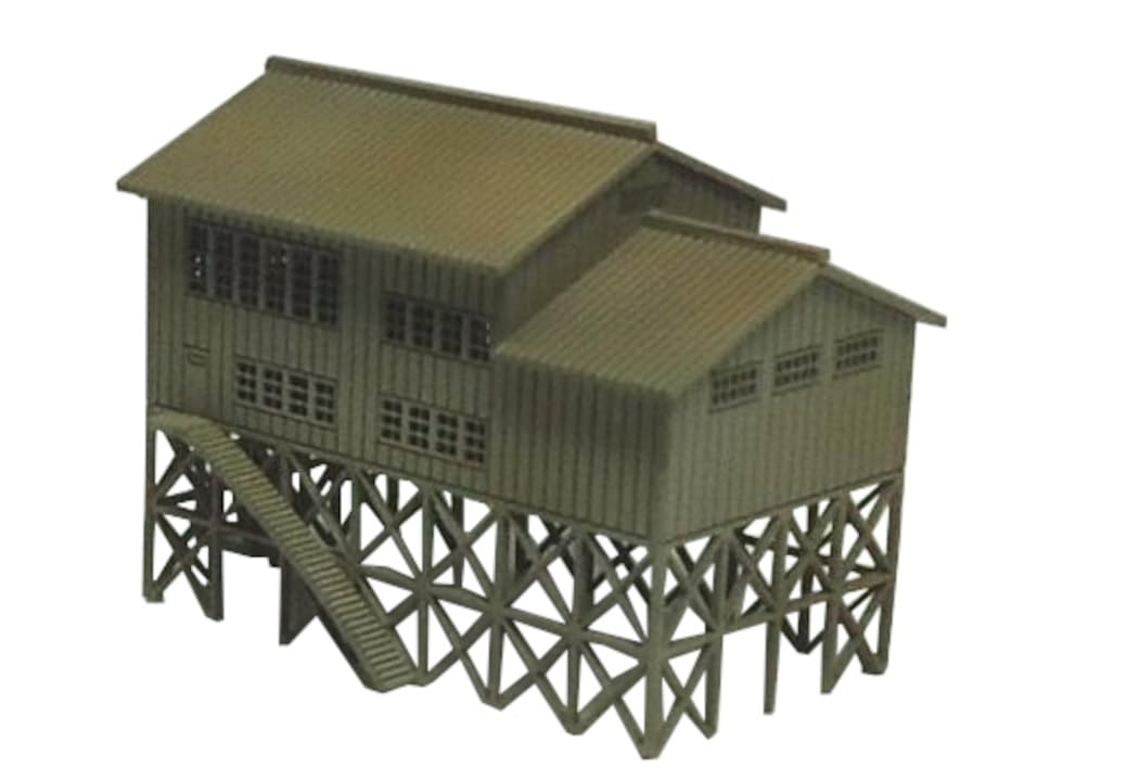 Wako 1/700 Paper Model Building Kit for Gohou and Nanagou Structures