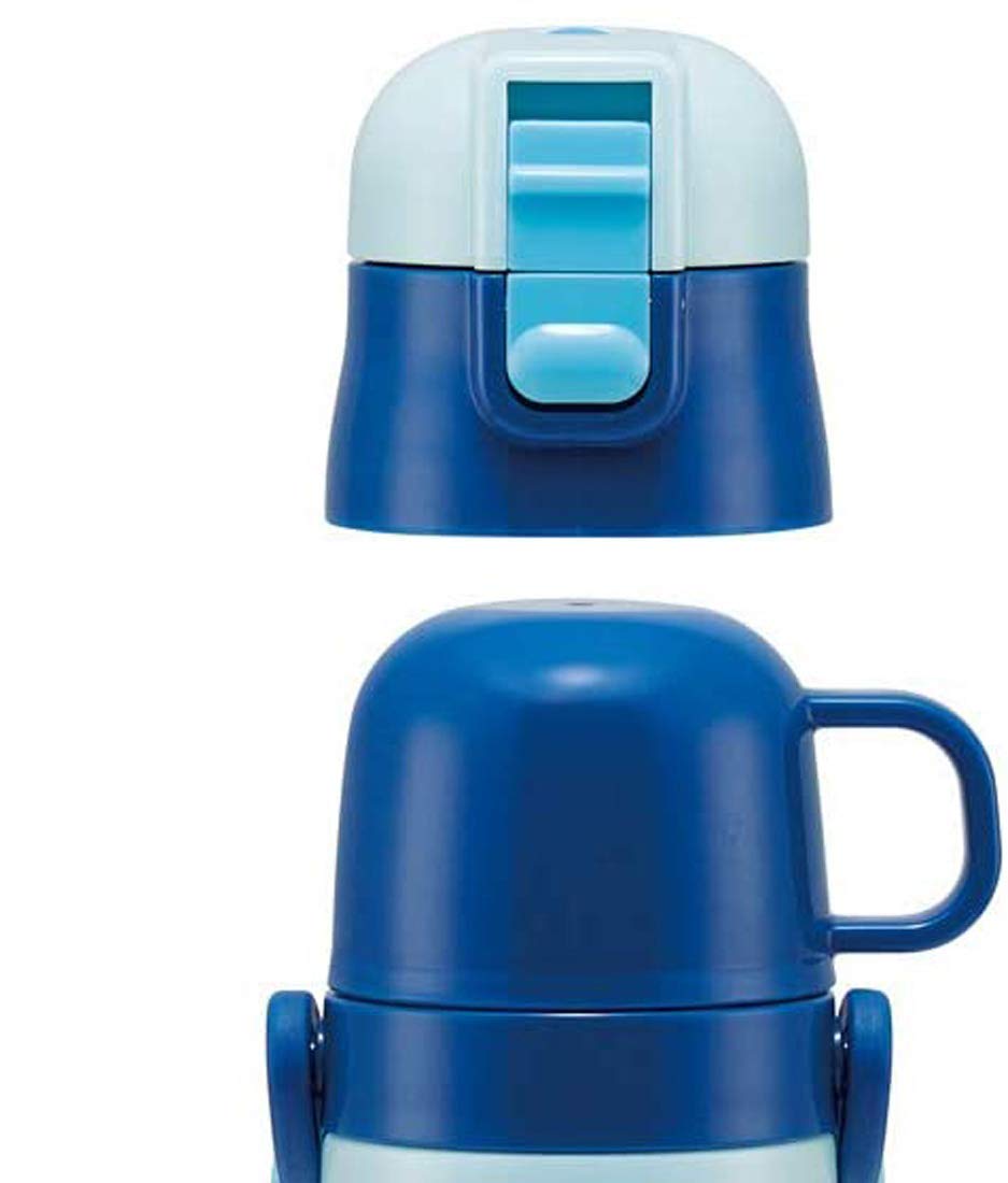 Skater Stainless Steel Water Bottle Replacement Cup Blue SKDC4 SKC4
