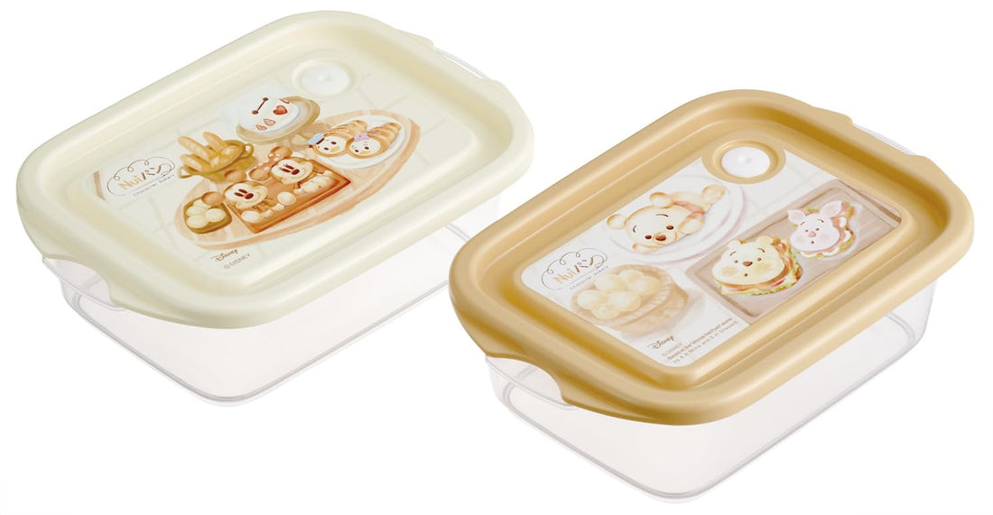 Skater Seal Containers Set 500ml Made in Japan Disney Design