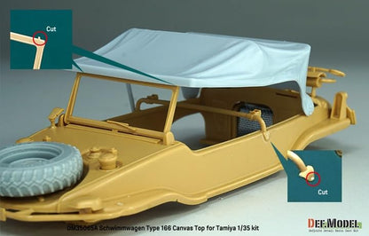 DEF.MODEL 1/35 WW2 German Schwimmwagen Type 82 Model Kit