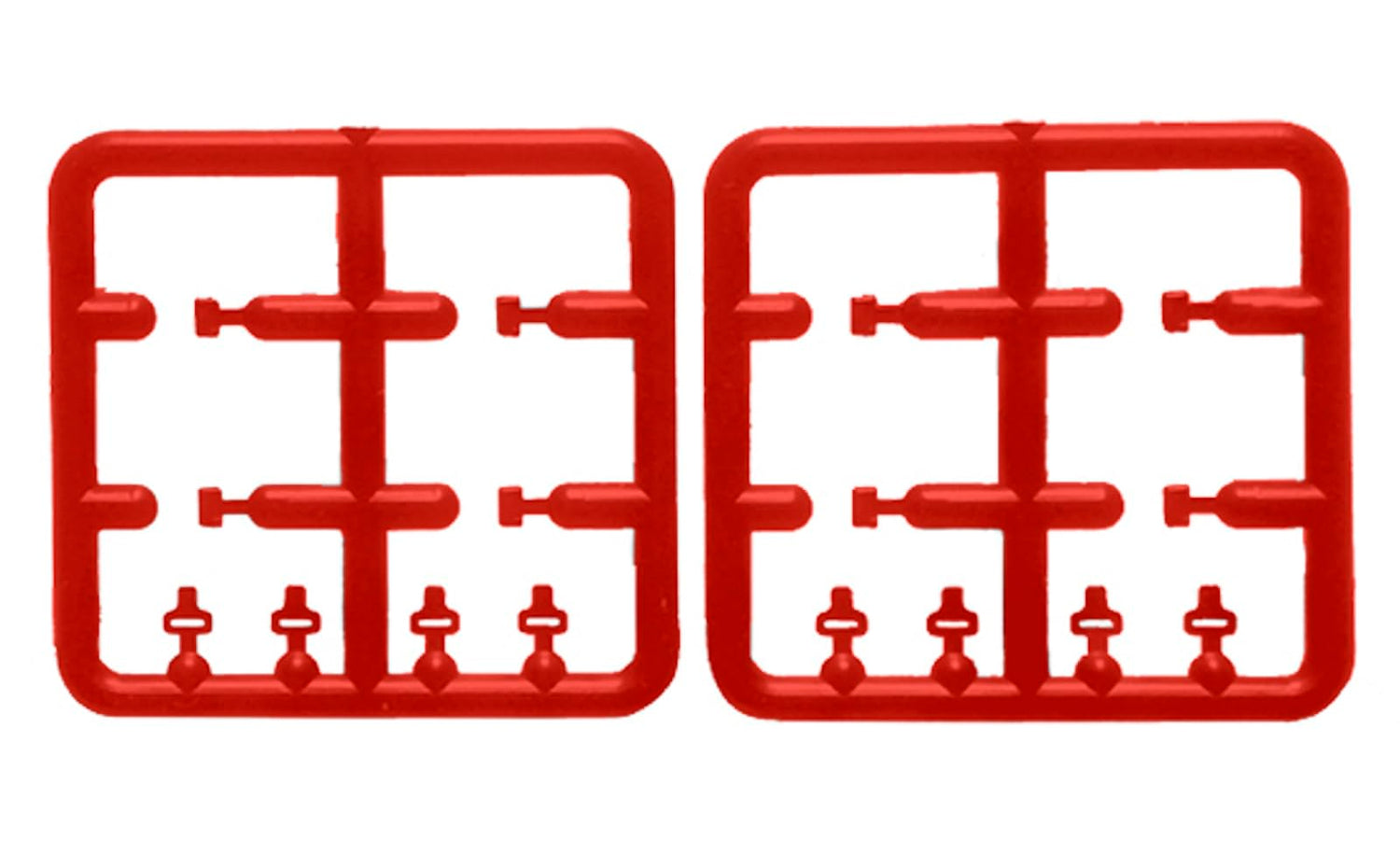 ASUKAMODEL 1/24 Miniature Spice Series Seat Belt Set Red Model Accessory