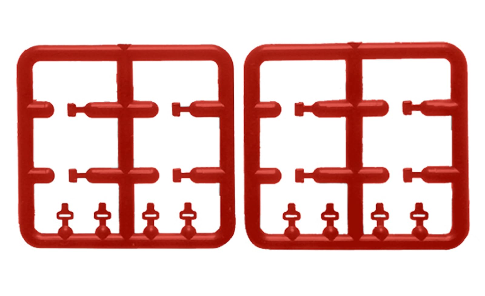 ASUKAMODEL 1/24 Miniature Spice Series Seat Belt Set Red Model Accessory