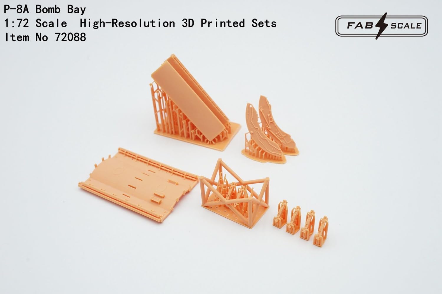 Fab Scale 1/72 P-8A Bomb Bay Parts for Model Kits