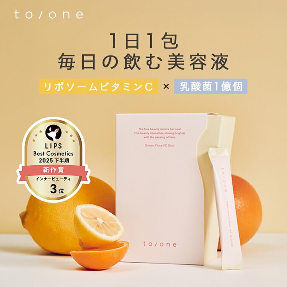 to/one Dream Flora VC Shot 7 Pack with 1000mg Vitamin C