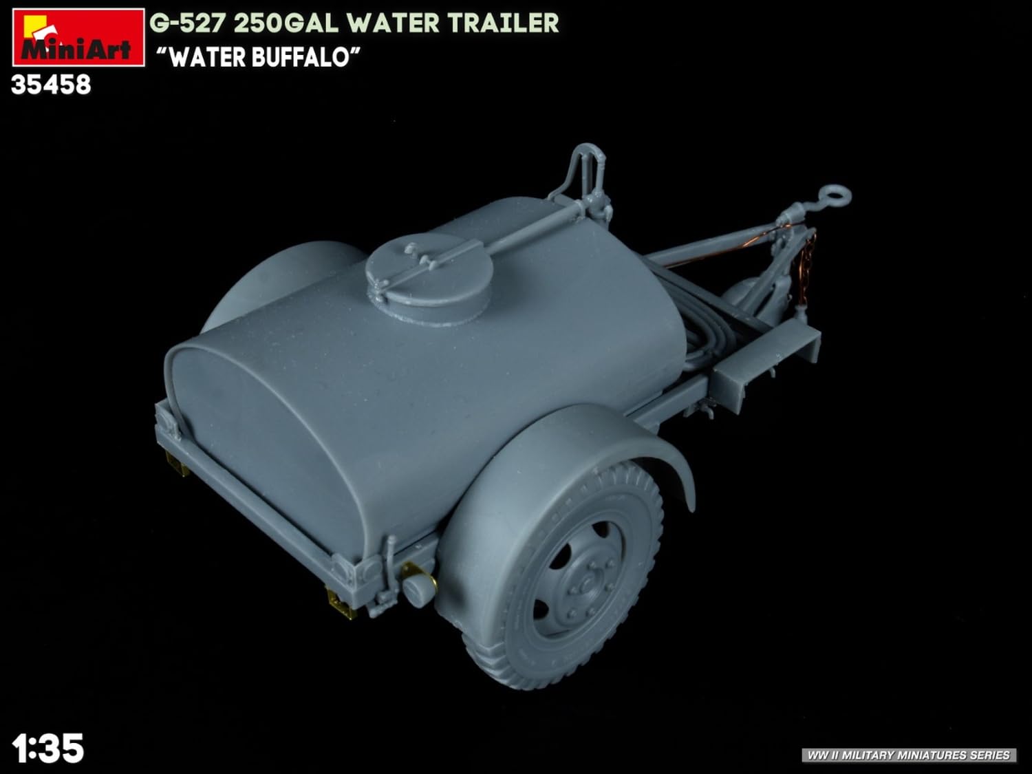 Miniart 1/35 Scale Water Buffalo Trailer Model Kit