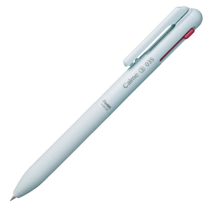 Pentel 3-Color Ballpoint Pen Calme 0.35mm Light Blue