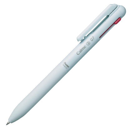 Pentel 3 Color Ballpoint Pen Calme 0.7mm Light Blue