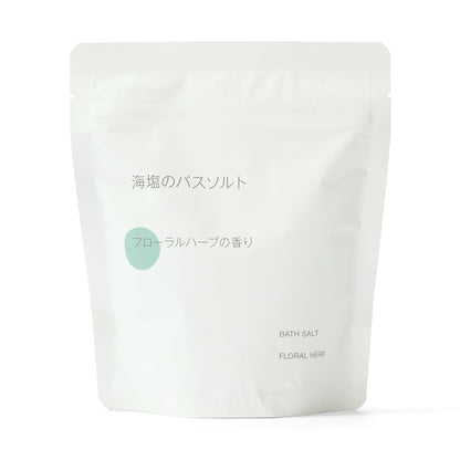 MUJI Sea Salt Bath Salt Floral Herb Scent 360g