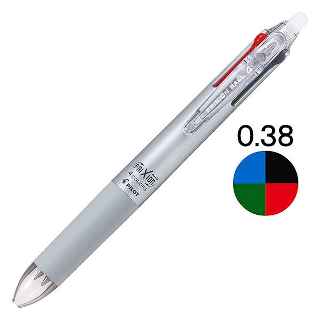 PILOT Friction Ballpoint Pen 0.38mm Gradient Silver