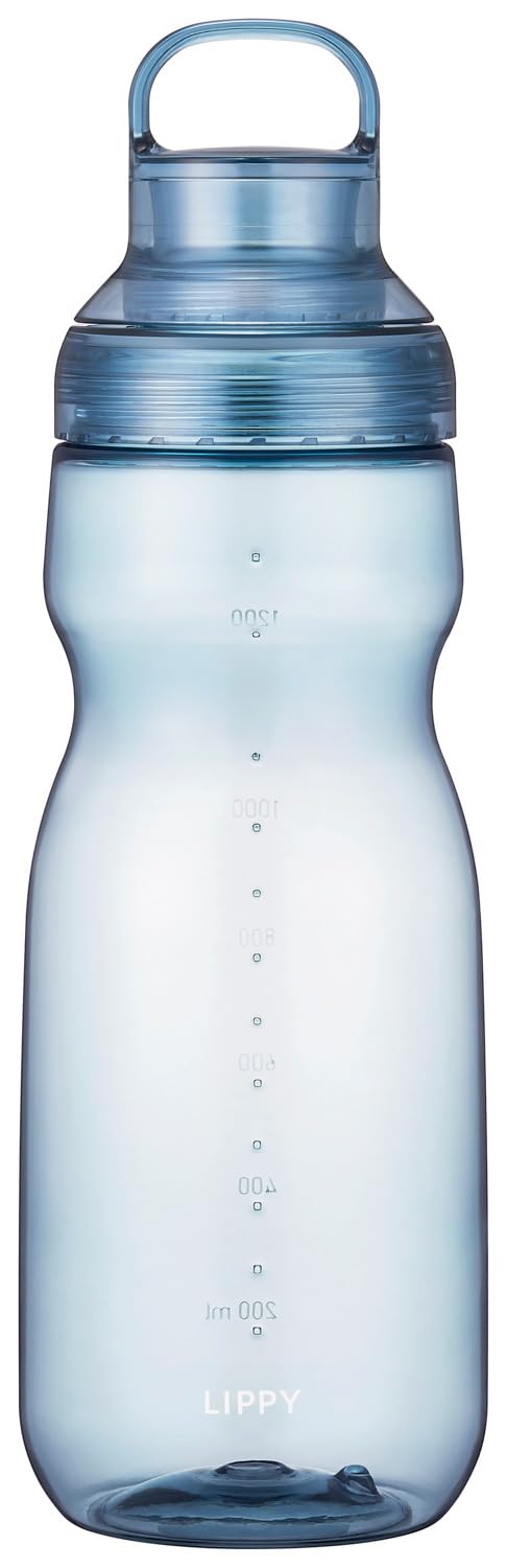 OSK LIPPY Water Bottle 1500mL Lightweight Blue Made in Japan