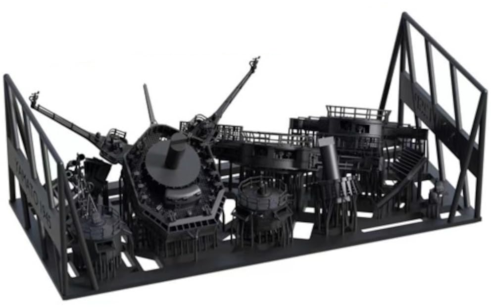 Bunker Studio 1/700 Scale Model Parts for Japanese Battleship Yamato