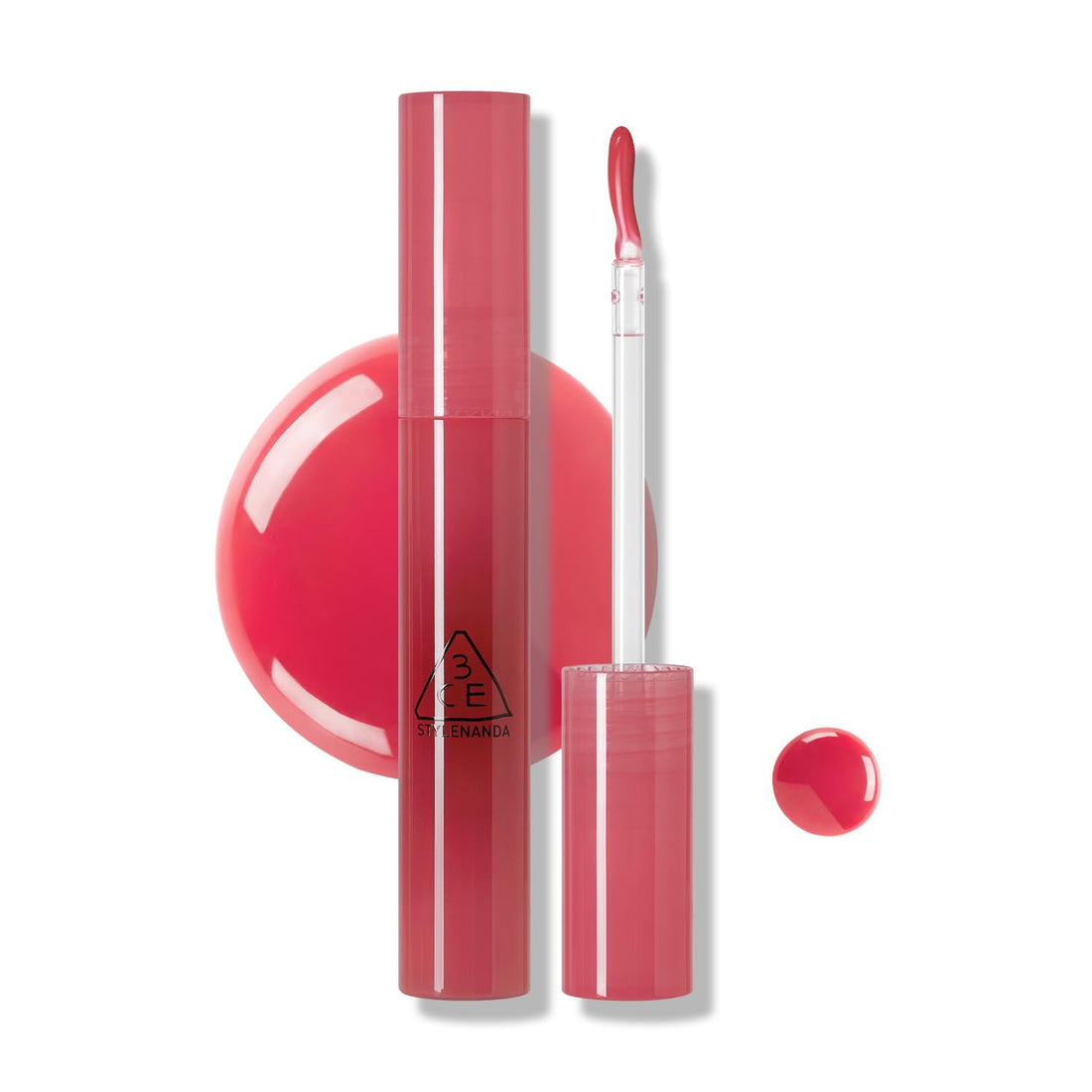 3CE Drop Glow Gel Lip Tint in Low Apple for Luscious Lips