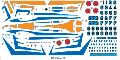 DOYUSHA 1/72 Scale F-86F Sabre Blue Impulse Model Kit