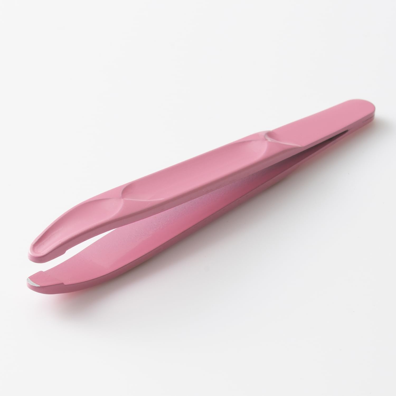 KAI Rounded Tip Tweezers for Gentle Skin Contact Pink