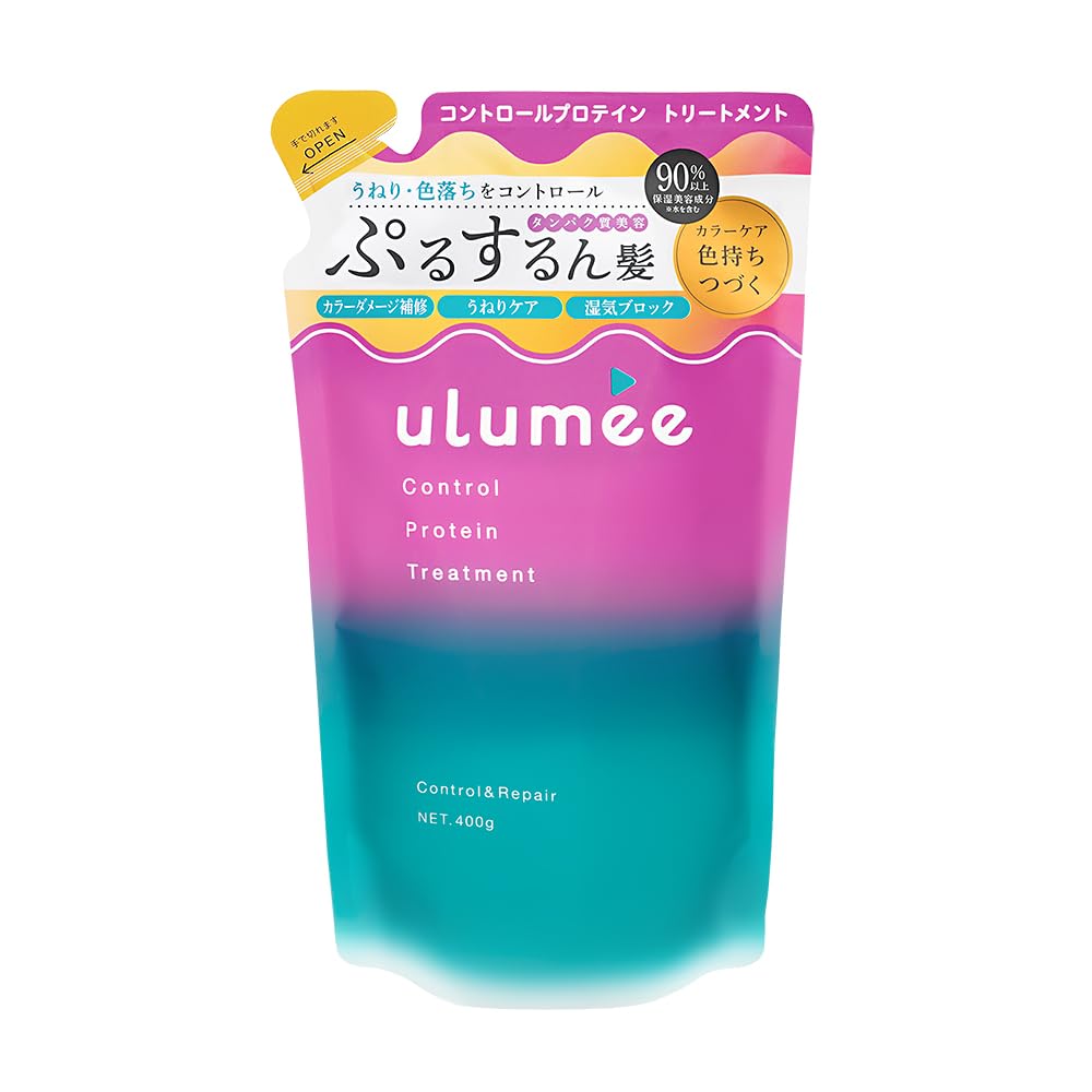 ulumee Control Protein Treatment Refill 400g for Japanese Skincare