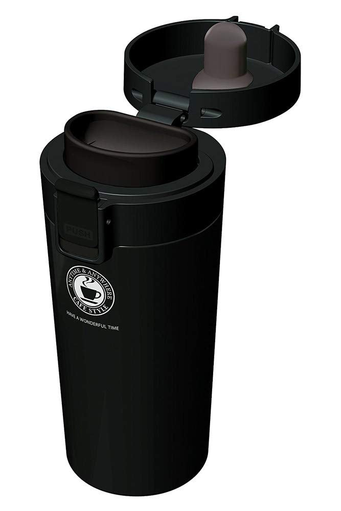 Asvel Vacuum Insulated Travel Tumbler 370ml Black
