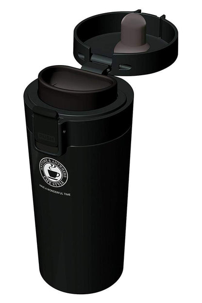 Asvel Vacuum Insulated Travel Tumbler 370ml Black