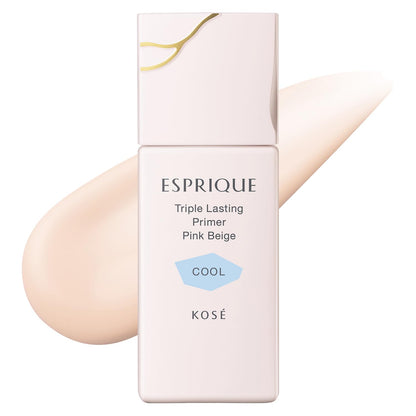 ESPRIQUE Triple Lasting Primer Cool Pink Beige 30g for Flawless Makeup