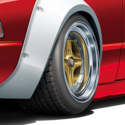 AOSHIMA The Tuned Parts Bright 14 Inch 1/24 Scale Model Kit
