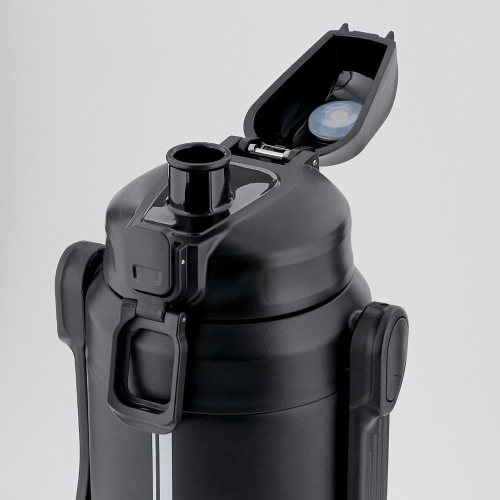 Bestco Double Stainless Steel Sports Jug 2.2L Black