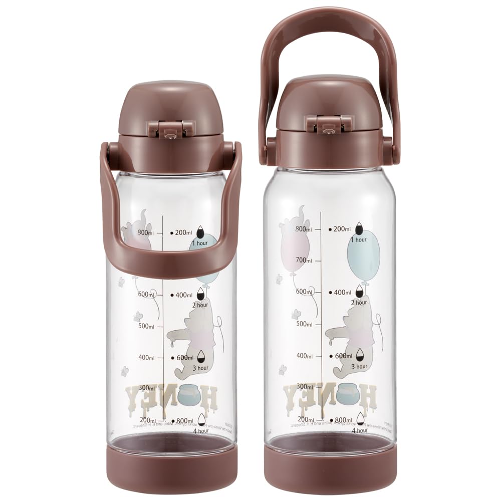 Skater Drink Marker Bottle 1L with Handle for Easy Hydration Tracking