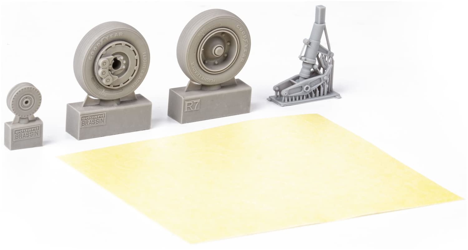 Eduard 1/48 Scale Douglas A-1J Skyraider Wheel Model Parts