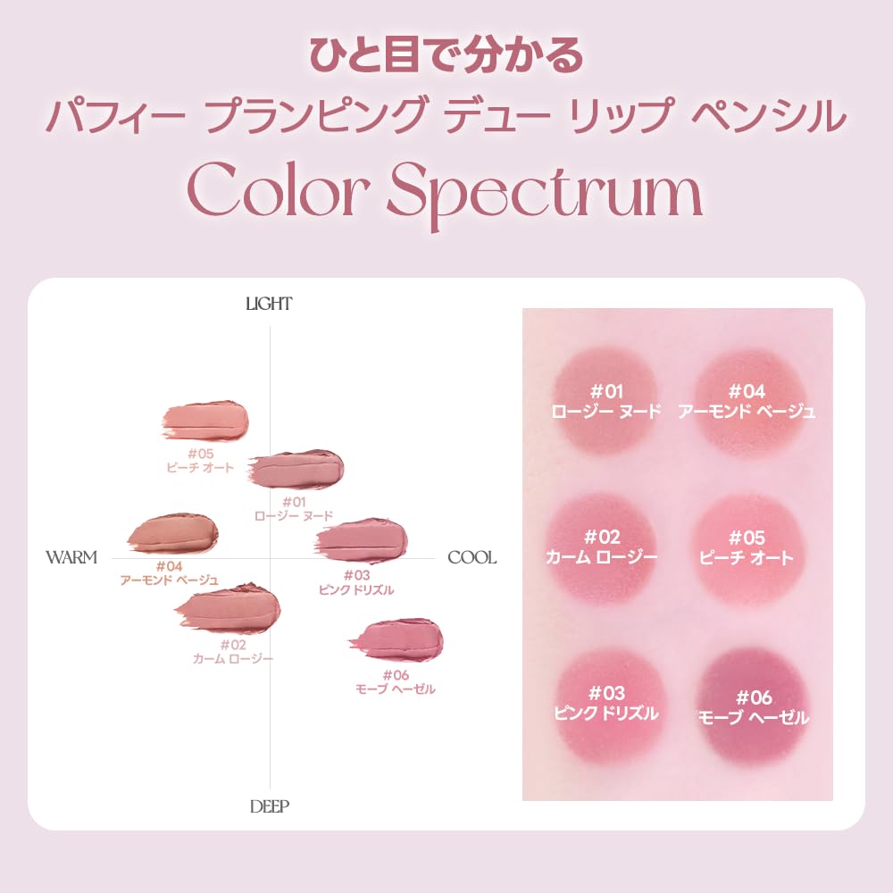 Peripera Plumping Dew Lip Pencil 01 Rosy Nude for Effortless Definition
