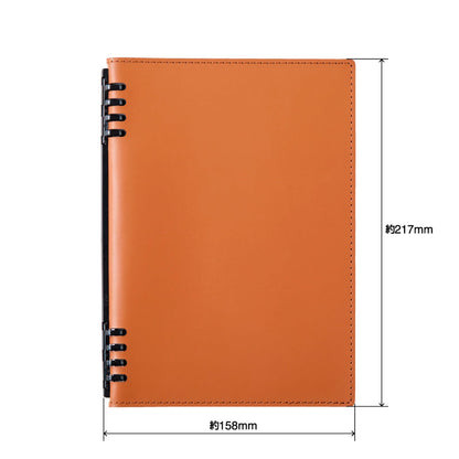 Kingjim Ring Notebook Teferune Leatherfest U A5 Camel