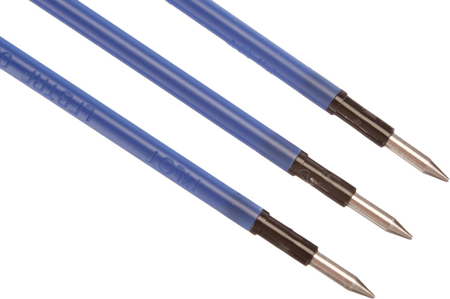 Pilot Friction Ballpoint Pen Refills 0.5mm Slim Multi-Color Blue 3-Pack
