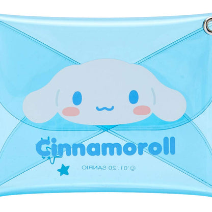 SANRIO Cinnamoroll Mini Clear Case, Approx. 10 × 1.5 × 8 cm