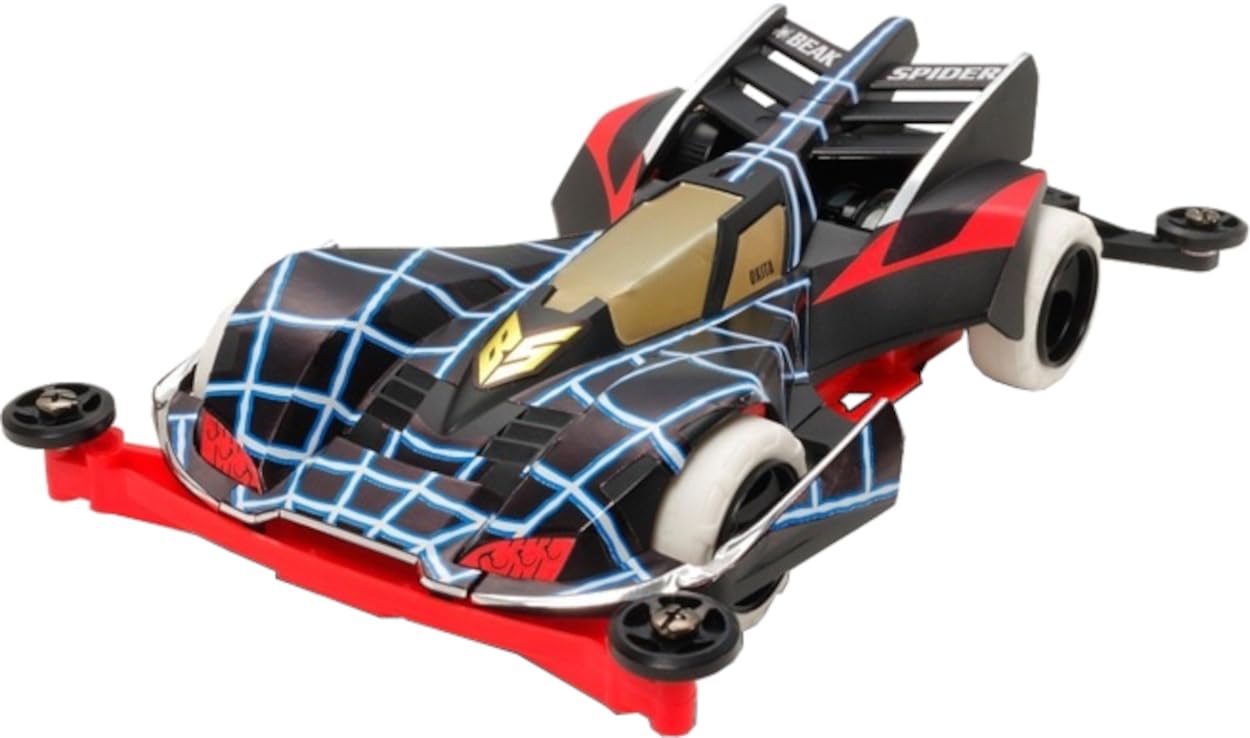 TAMIYA Full Cowled Mini 4WD Series No.39 Beak Spider Premium Super II Chassis