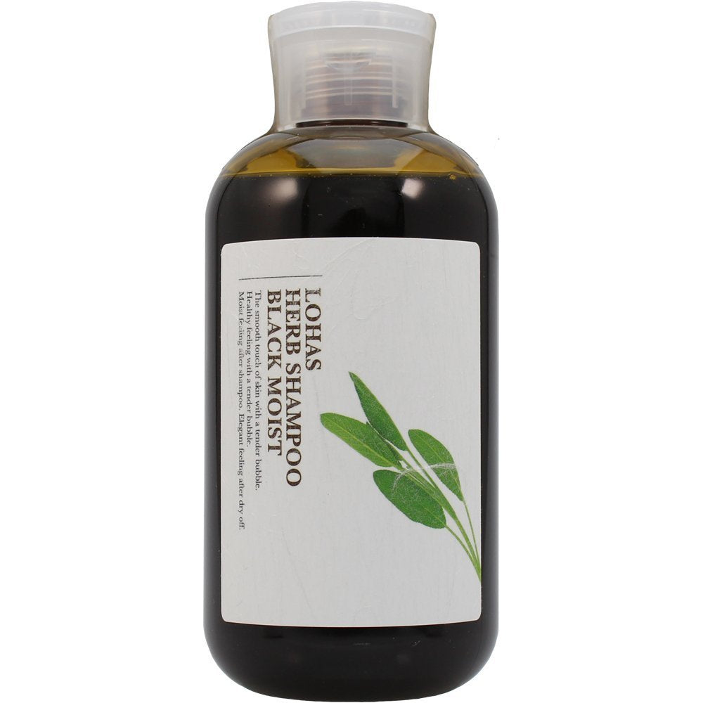 Techno Eight Herbal Shampoo Black Moist 300ml for Rich Hydration