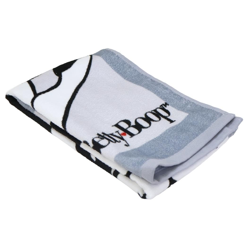 Inukaitaoru Betty Boop Monochrome Face Towel for Daily Use