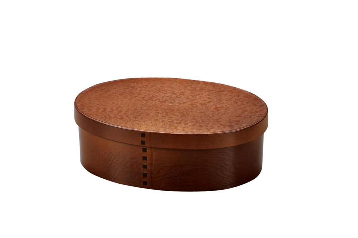 Tatsumiya Lunch Box Antibacterial Coating Made in Japan Light Brown