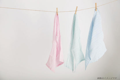 Top Factory Imabari Body Towel 100% Cotton Gauze Blue 20x100cm