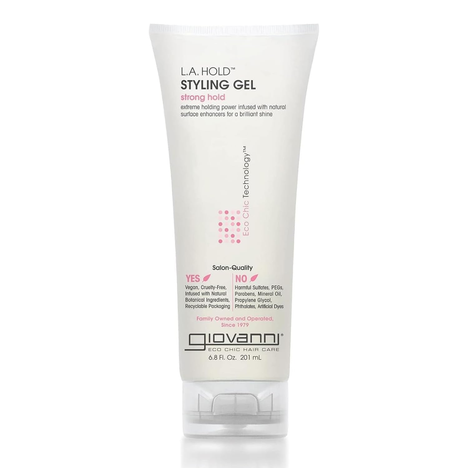 Giovanni L.A. Natural Hair Styling Gel 201ml for Strong Hold