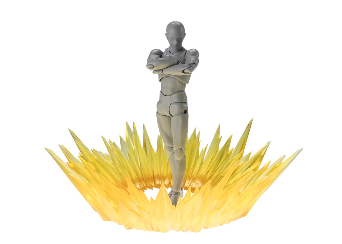TAMASHII NATIONS TAMASHII EFFECT SHOCK IMPACT Yellow Ver. Figure Effect Parts, Approx. 140mm