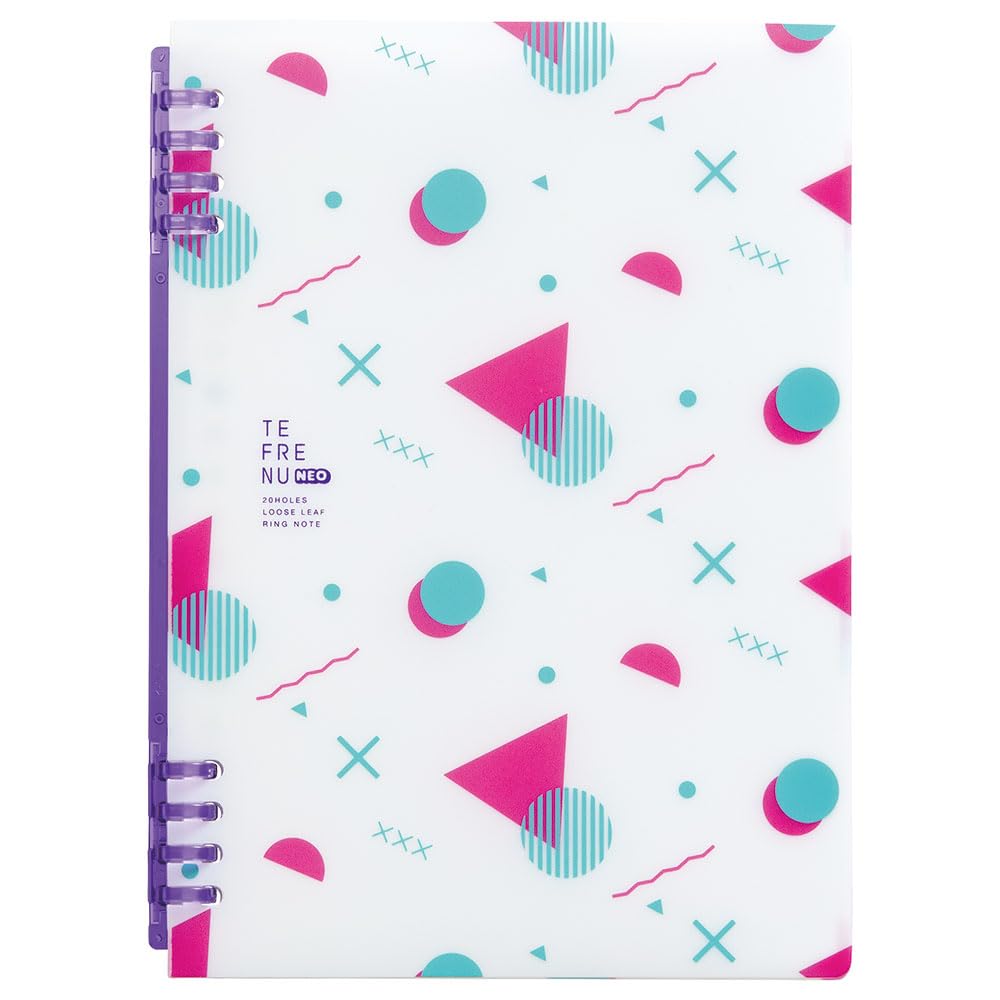 Kingjim Ring Notebook Teffleune Neo A5 White
