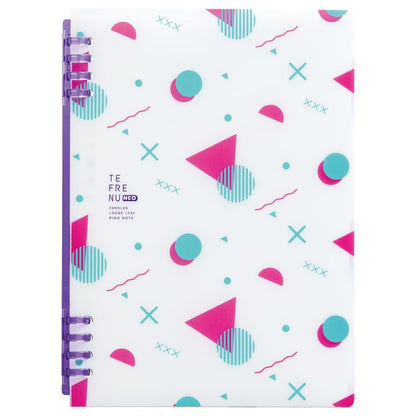 Kingjim Ring Notebook Teffleune Neo A5 White