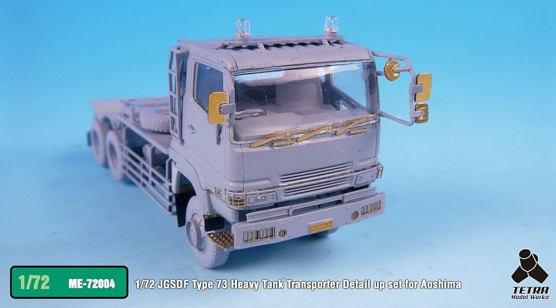 Tetra Model 1/72 Scale Japanese Self-Defense Force 73 Type Semi-Trailer Parts