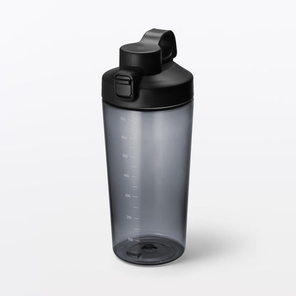 MUJI Easy-to-Clean Wide Mouth One-Touch Bottle 700mL Black