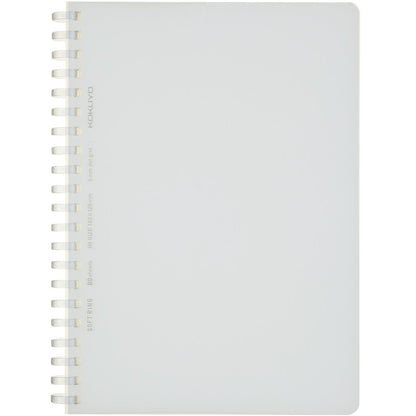 KOKUYO Soft Ring Notebook Clear B6 with Dot Grid 80 Sheets