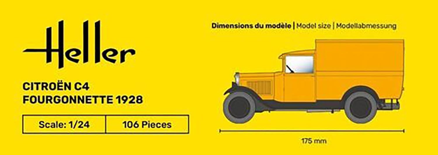 PLATZ 1/24 Scale Model of 1928 Citroen C4 Furgonette