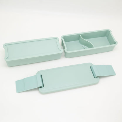 OSK Comfortable Two-Tier Lunch Box Mint Green 340ml 310ml