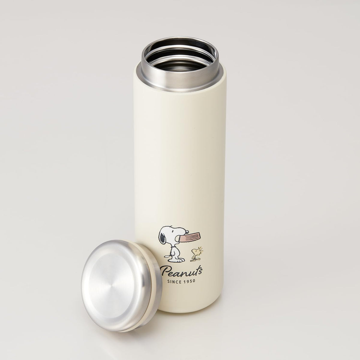 Skater Stainless Steel Bottle 450ml with Snoopy Design